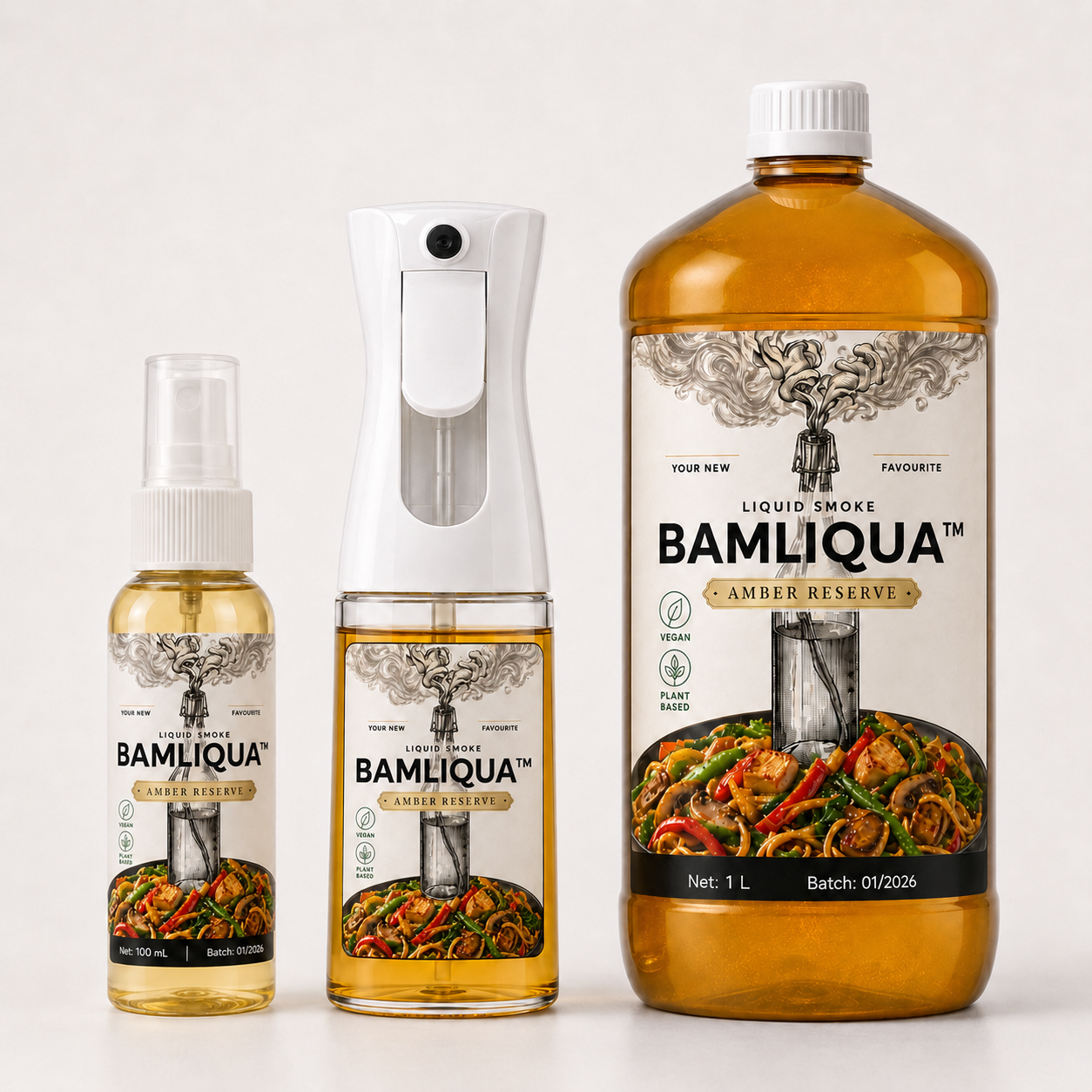 BAMLIQUA™ Amber Reserve Liquid Smoke